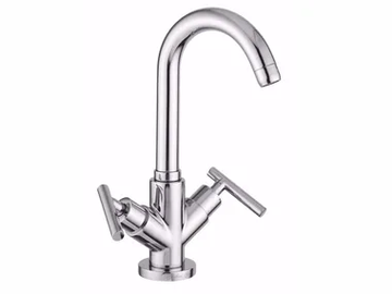 G4 - F7757A - Countertop 1 hole washbasin tap with adjustable spout by Rubinetteria Giulini - view 2
